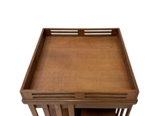 Art Nouveau Jugendstil Revolving Bookcase, 1900s